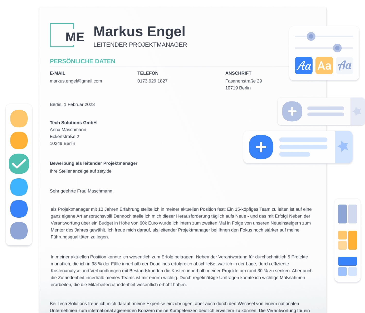 Anschreiben erstellen