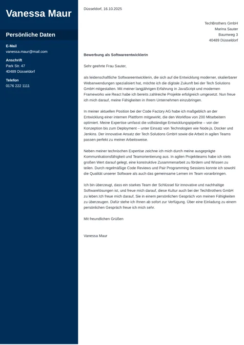 Lebenslauf-Vorlage OpenOffice & LibreOffice: Download