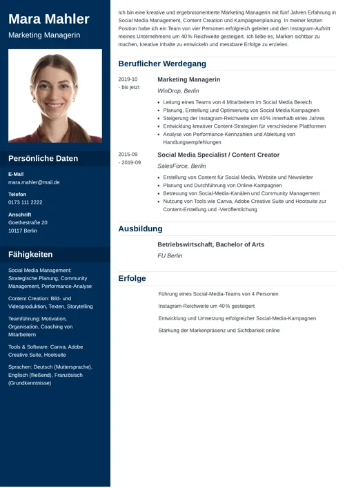 Professionelles Bewerbungsschreiben