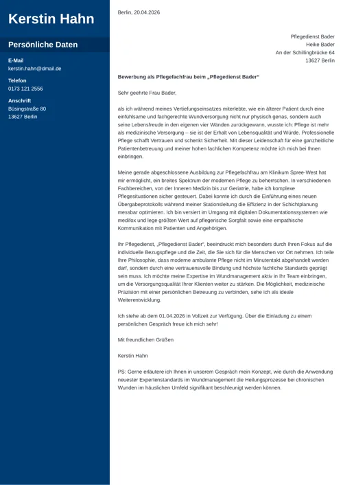 bewerbung nach ausbildung