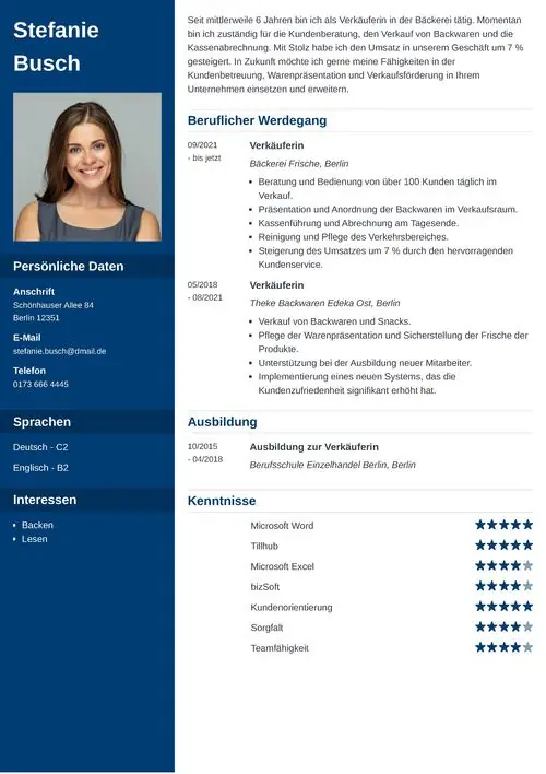 Professionelles Bewerbungsschreiben