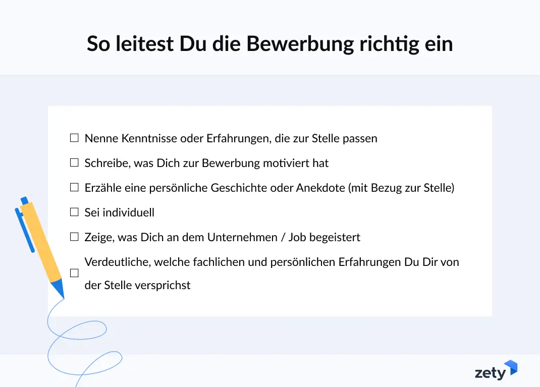 bewerbung einzelhandel