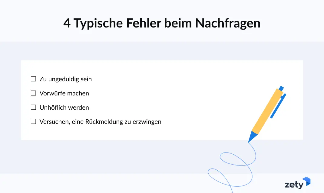 bewerbung nachfragen