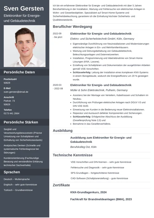 bewerbungsfoto größe