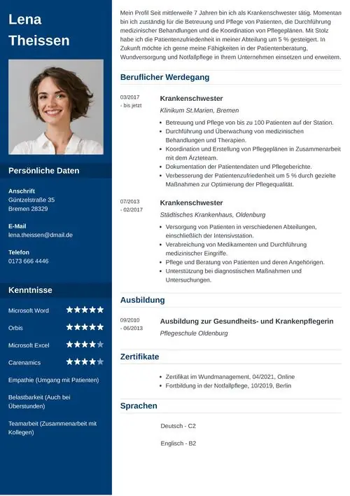 Professionelles Bewerbungsschreiben