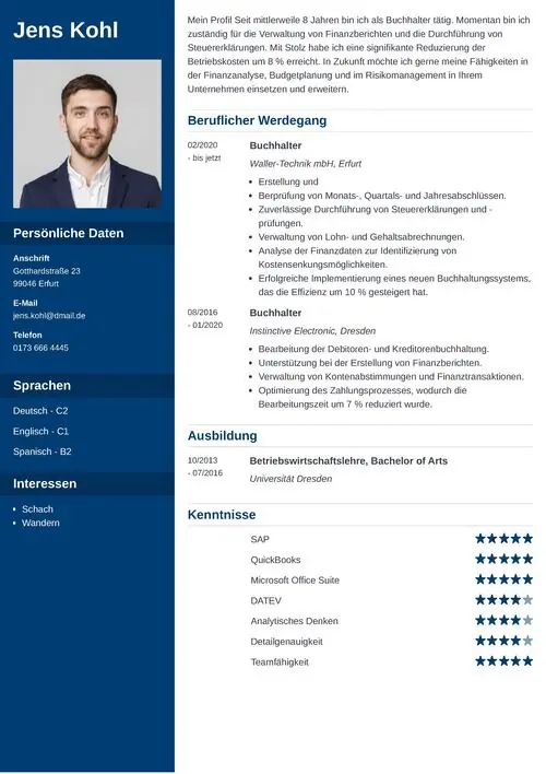 Professionelles Bewerbungsschreiben