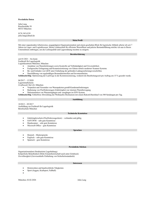  lebenslauf bis heute