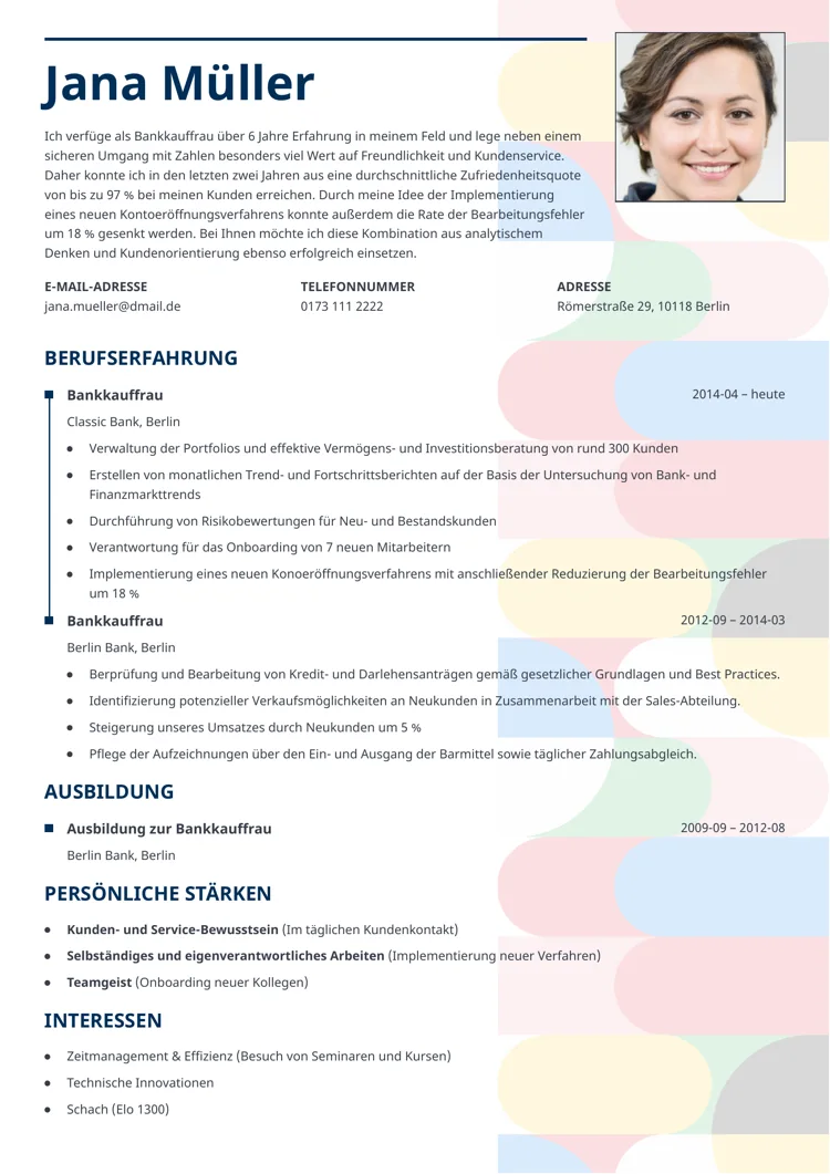 lebenslauf klassisch