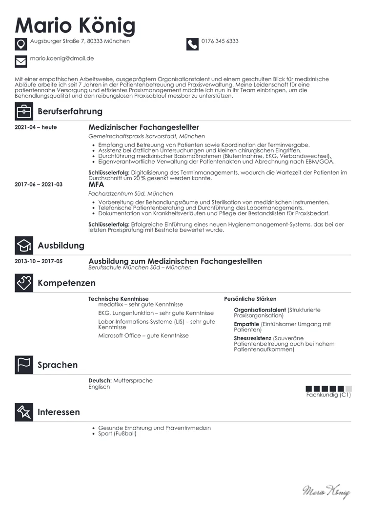 lebenslauf mit oder ohne bild