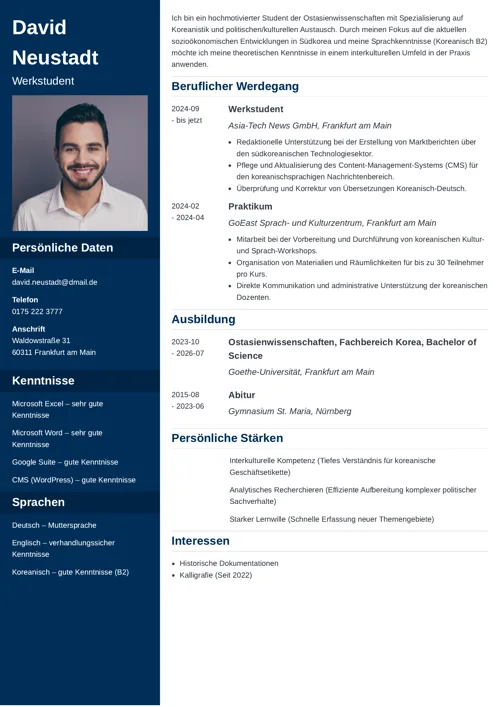 Motivationsschreiben für ein Auslandssemester