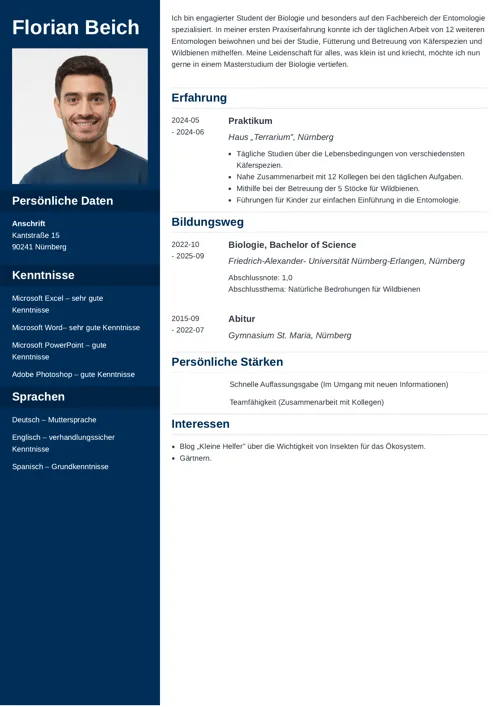 motivationsschreiben studium